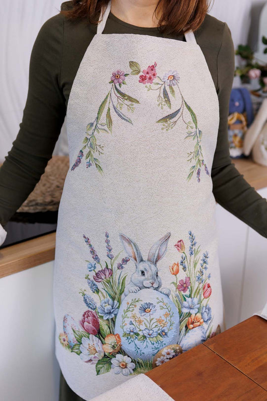 Easter Kitchen Apron «Spring Easter Eggs» - Luxury Tapestry - Textile4Family