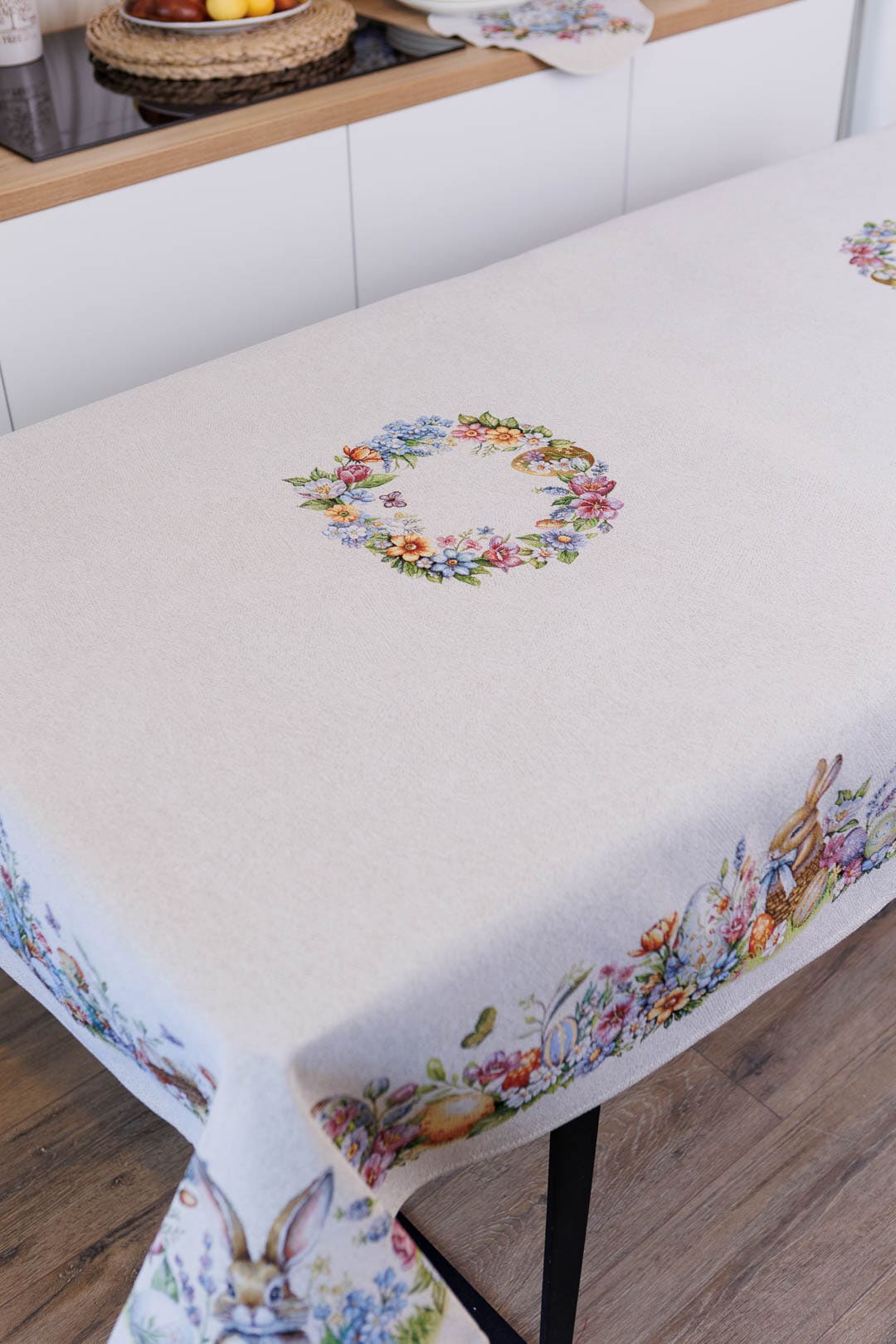 Easter Rectangular tablecloth «Spring Easter Eggs» - Luxury Tapestry - Textile4Family