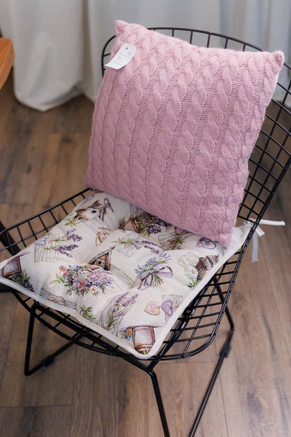 Chair cushion «Lavender» - Luxury Tapestry - Textile4Family