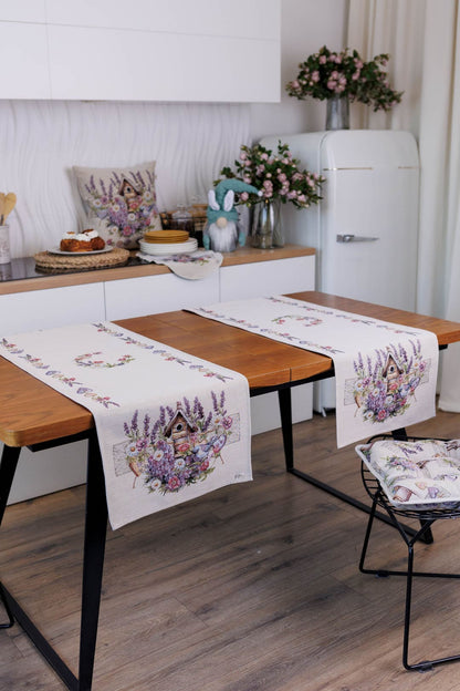 Table Runner «Lavender» - Luxury Tapestry - Textile4Family