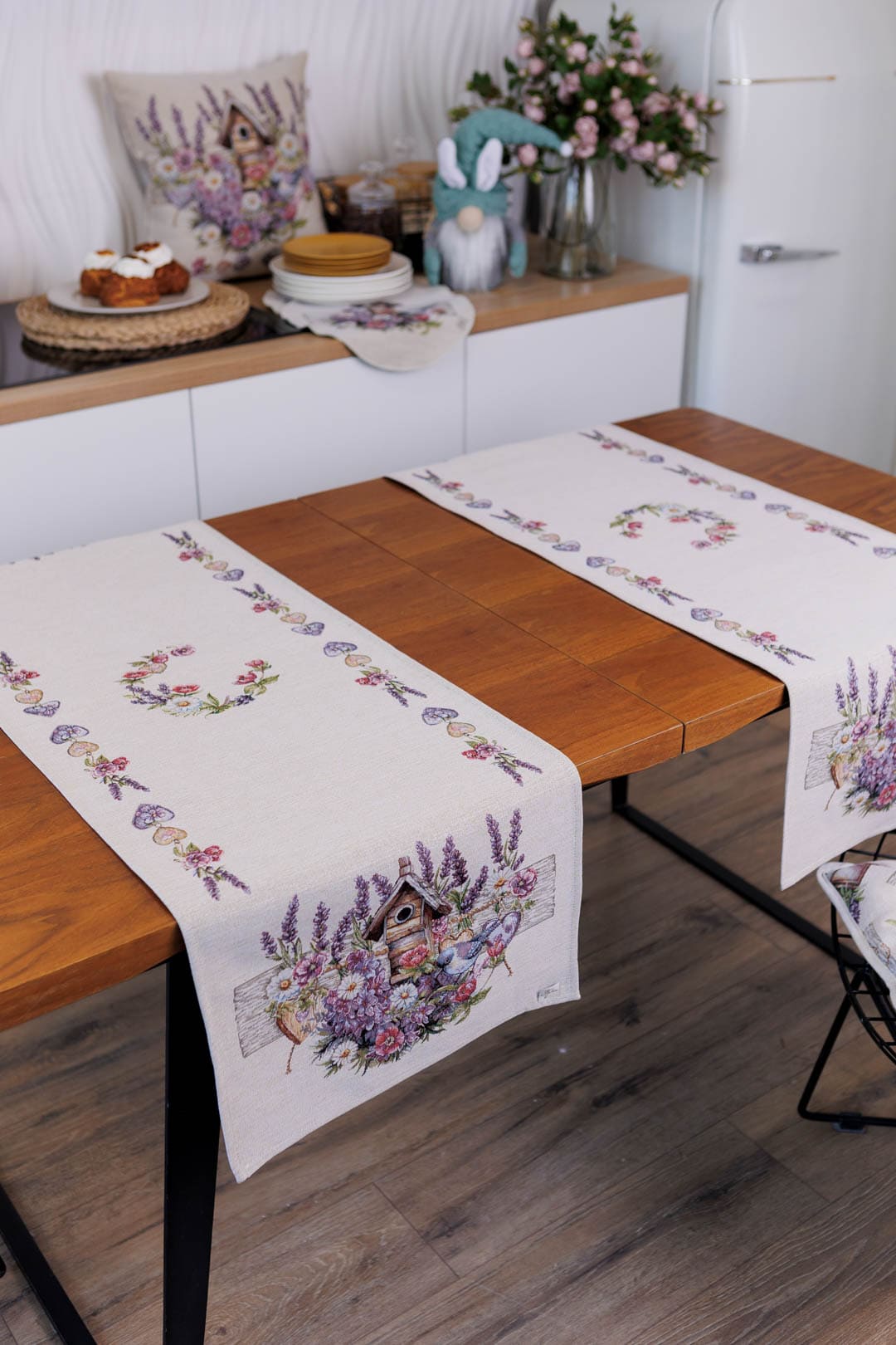 Table Runner «Lavender» - Luxury Tapestry - Textile4Family
