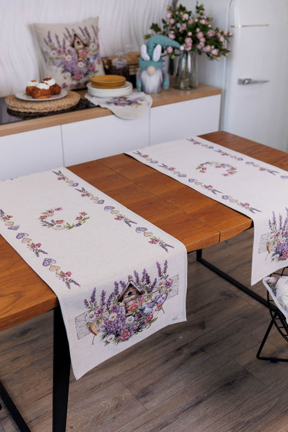 Table Runner «Lavender» - Luxury Tapestry - Textile4Family