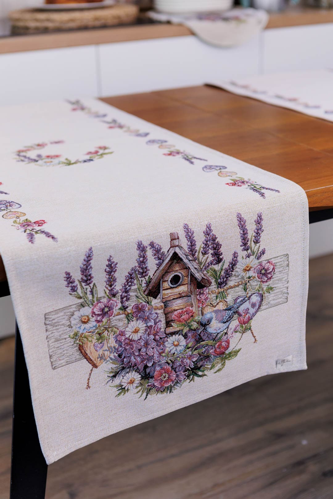 Table Runner «Lavender» - Luxury Tapestry - Textile4Family