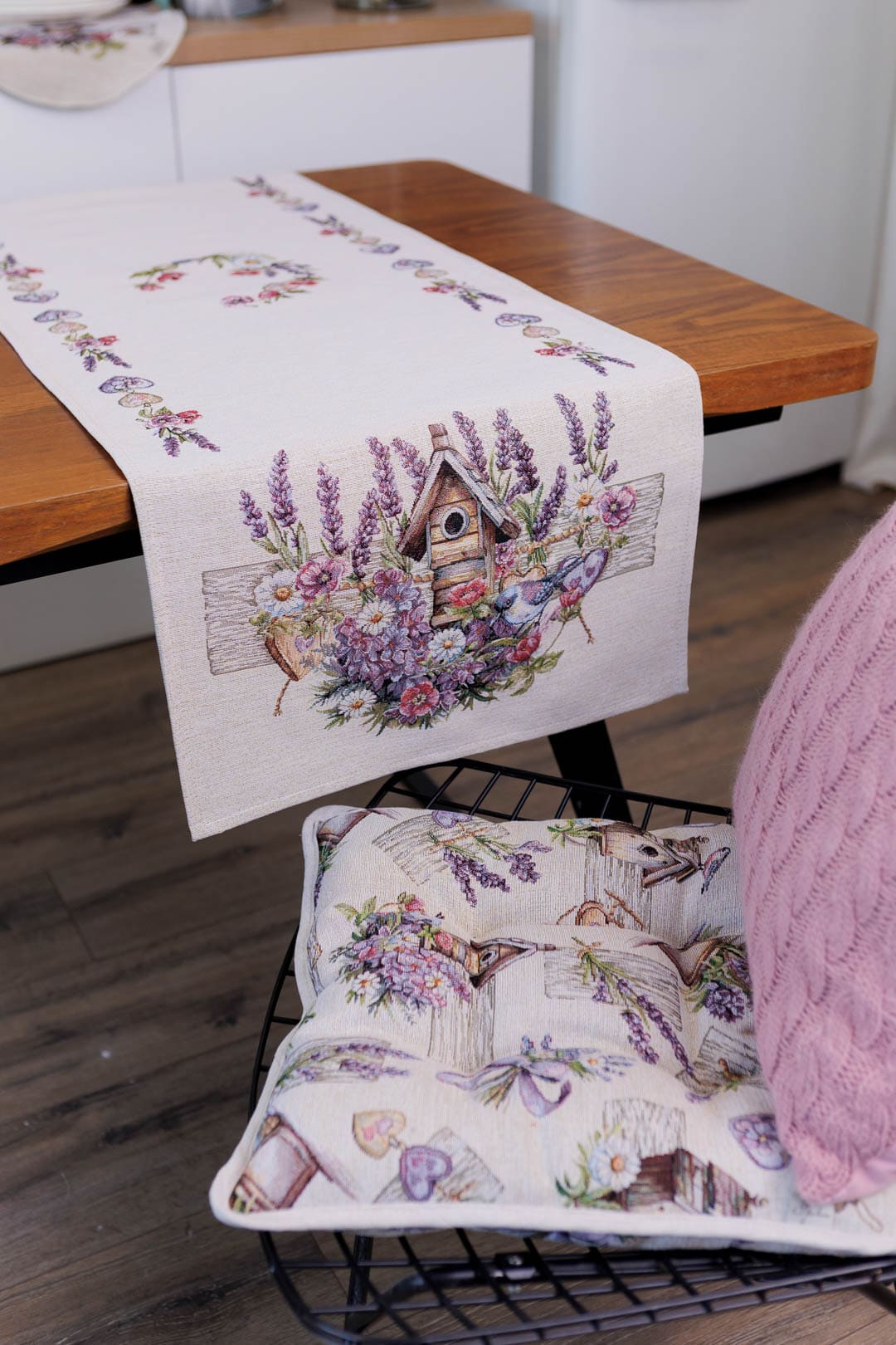 Table Runner «Lavender» - Luxury Tapestry - Textile4Family