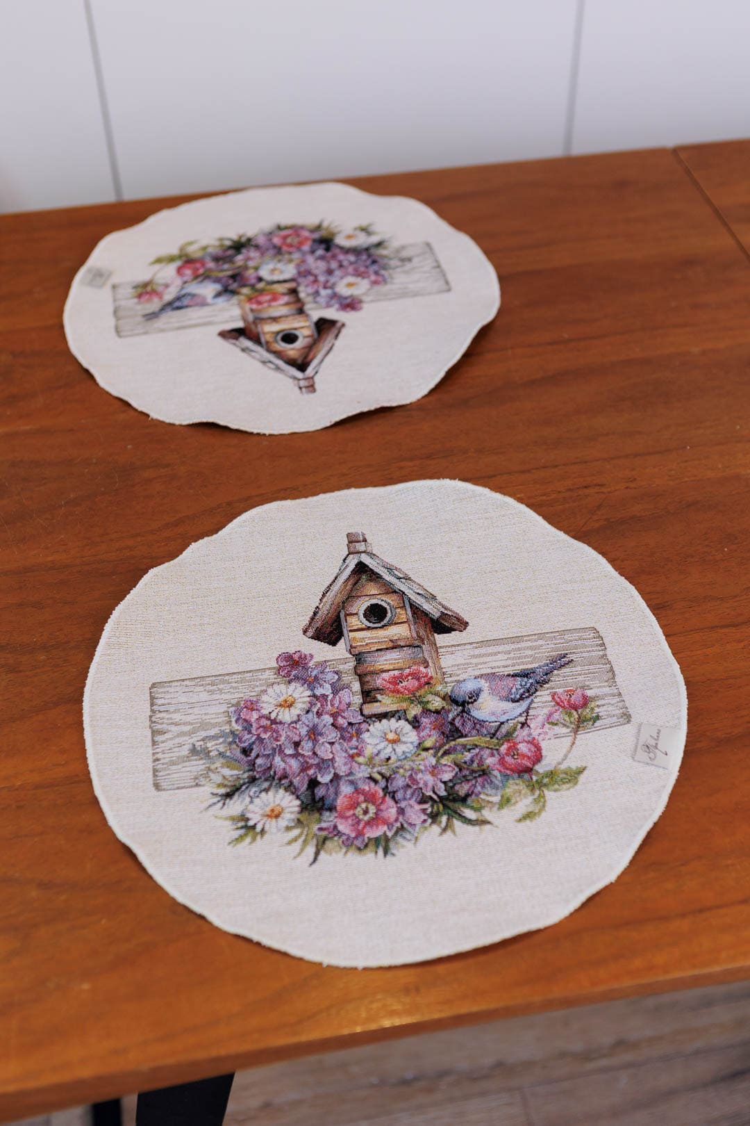 Round Placemat set «Lavender» - Luxury Tapestry - Textile4Family