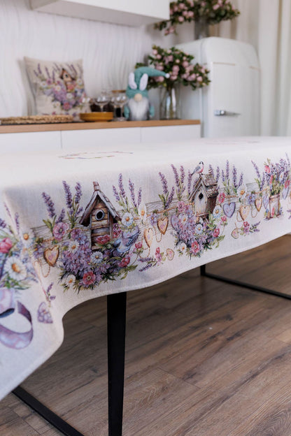 Rectangular tablecloth «Lavender» - Luxury Tapestry - Textile4Family