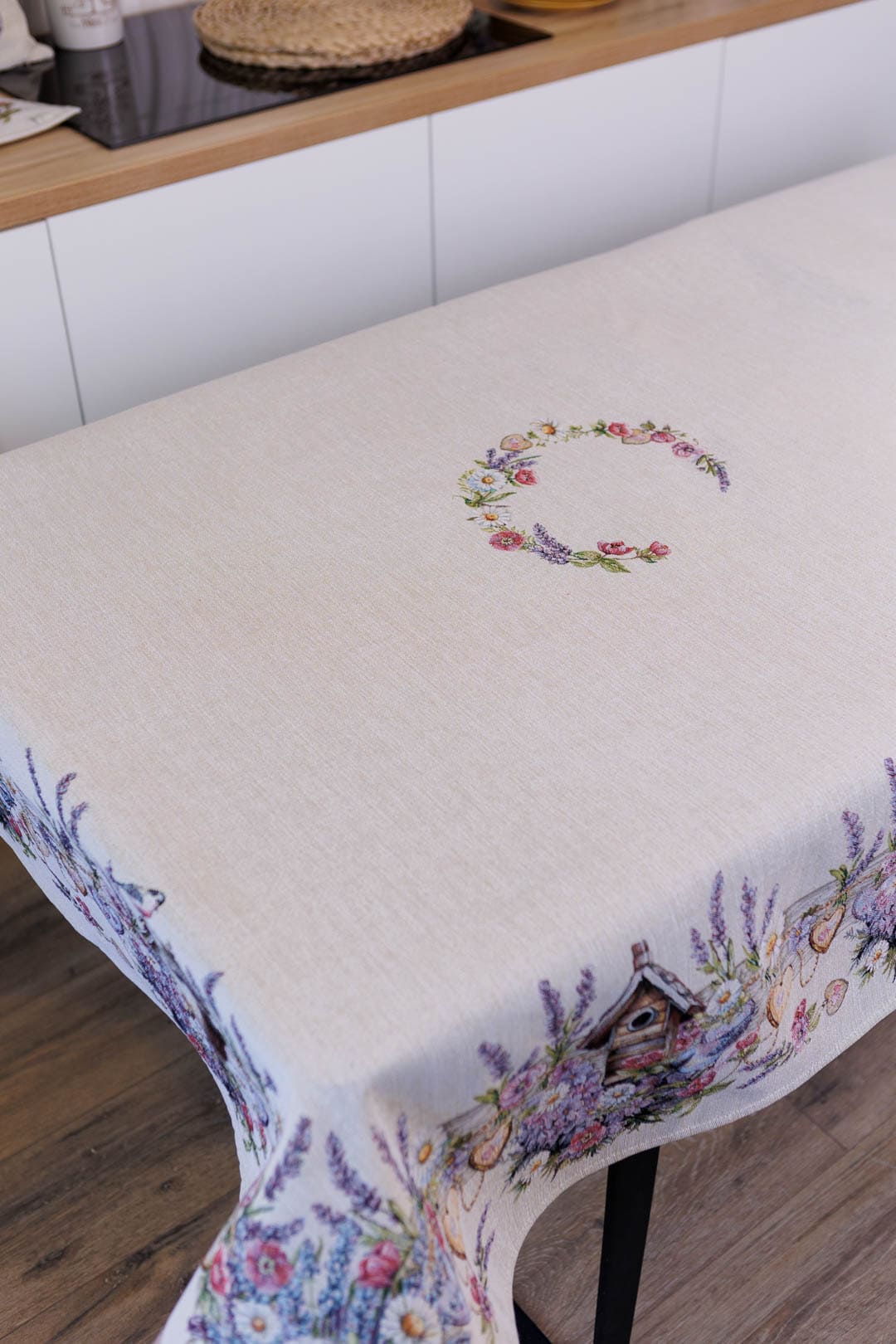 Rectangular tablecloth «Lavender» - Luxury Tapestry - Textile4Family