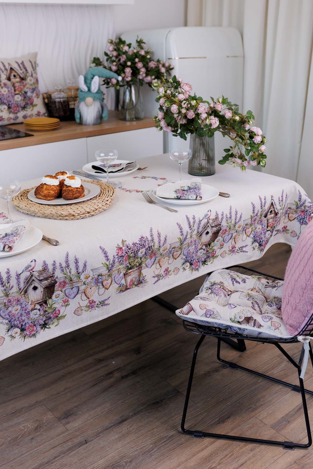 Rectangular tablecloth «Lavender» - Luxury Tapestry - Textile4Family