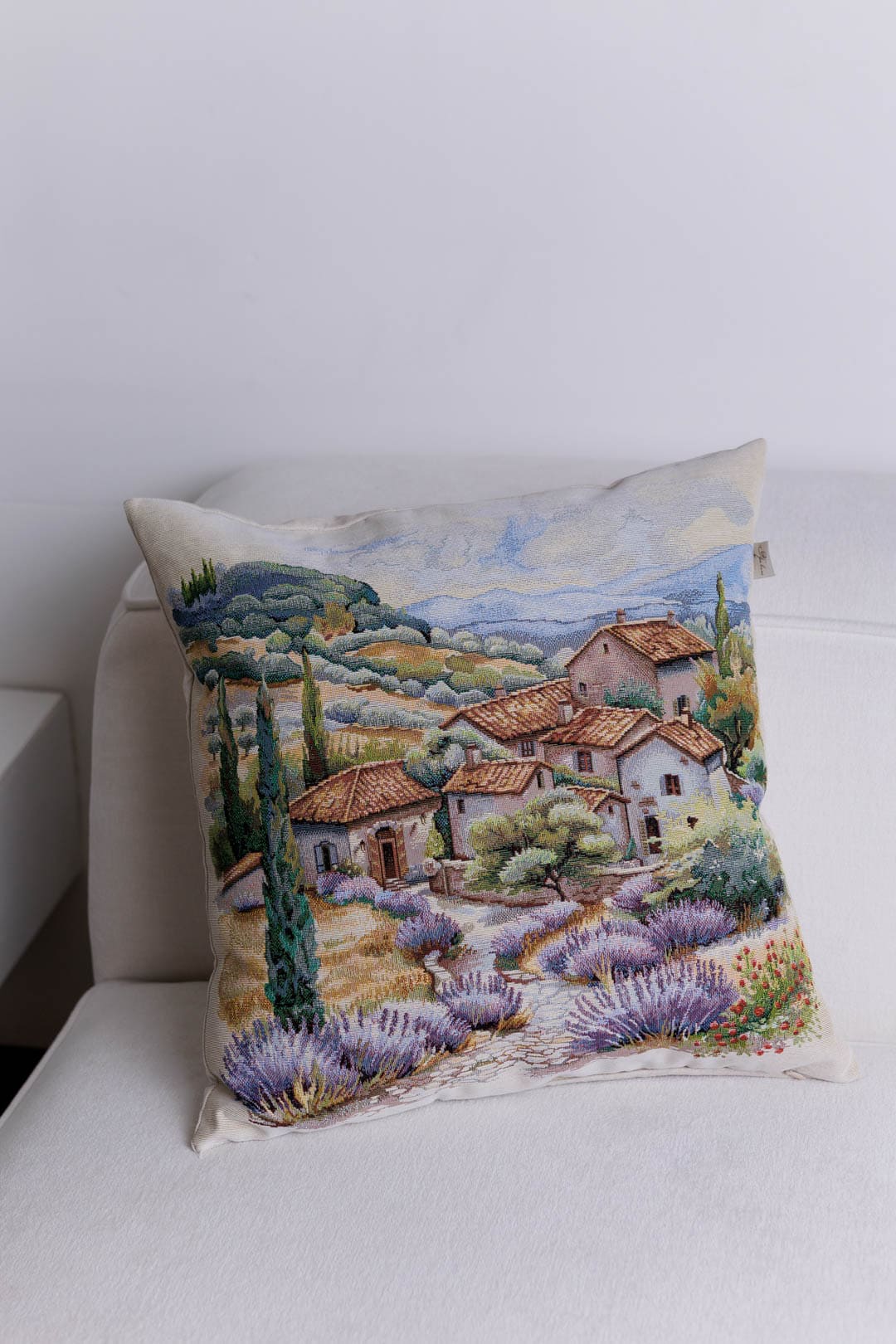Cushion cover «Lavender provence» - Luxury Tapestry - Textile4Family