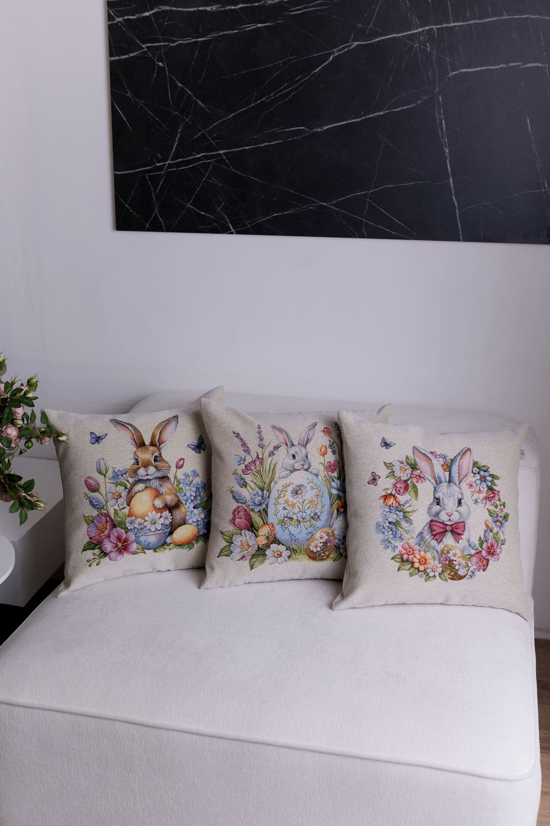 Easter Cushion cover «Spring Easter Eggs -1» - Luxury Tapestry - Textile4Family