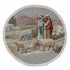 Christmas placemats «Nativity scene» with golden thread