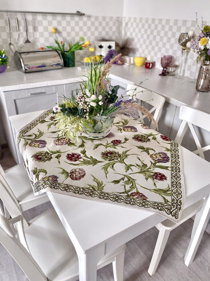 Square tablecloth «Artichoke» - Premium Gobelin - Textile4Family