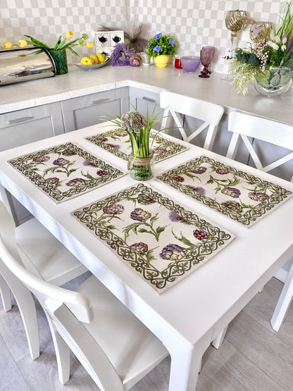 Placemat set «Artichoke» - Premium Gobelin - Textile4Family