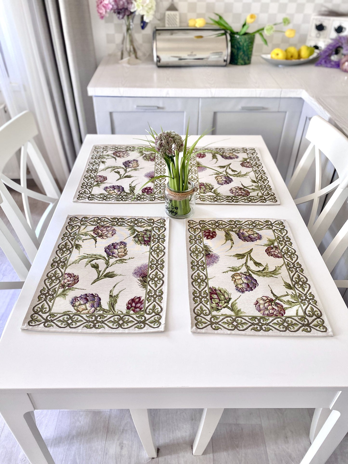 Placemat set «Artichoke» - Premium Gobelin - Textile4Family