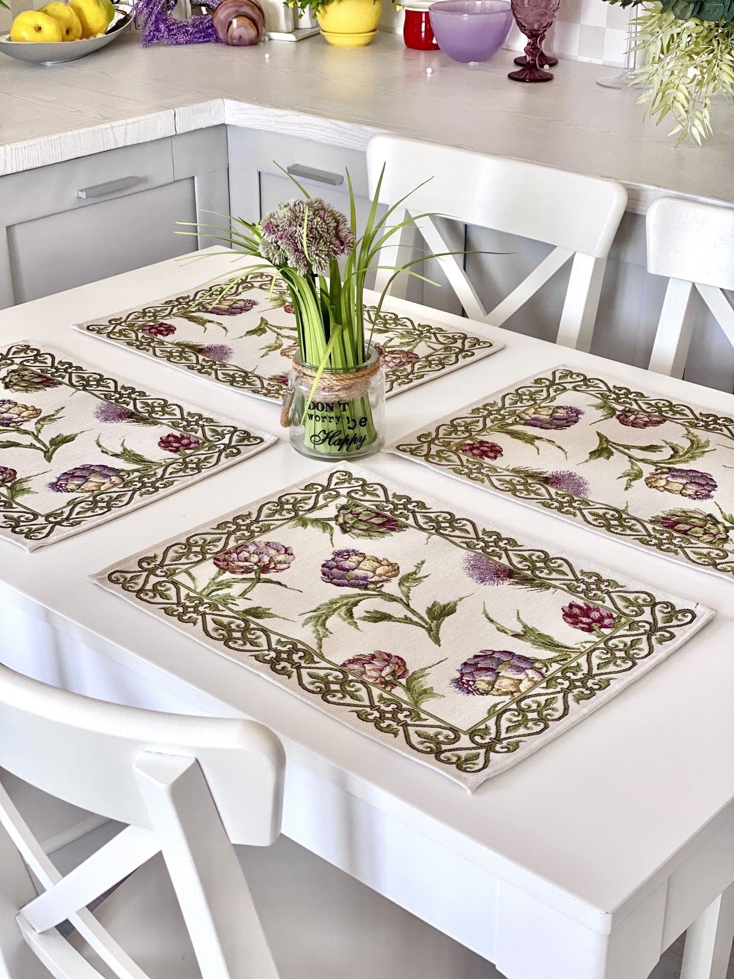 Placemat set «Artichoke» - Premium Gobelin - Textile4Family