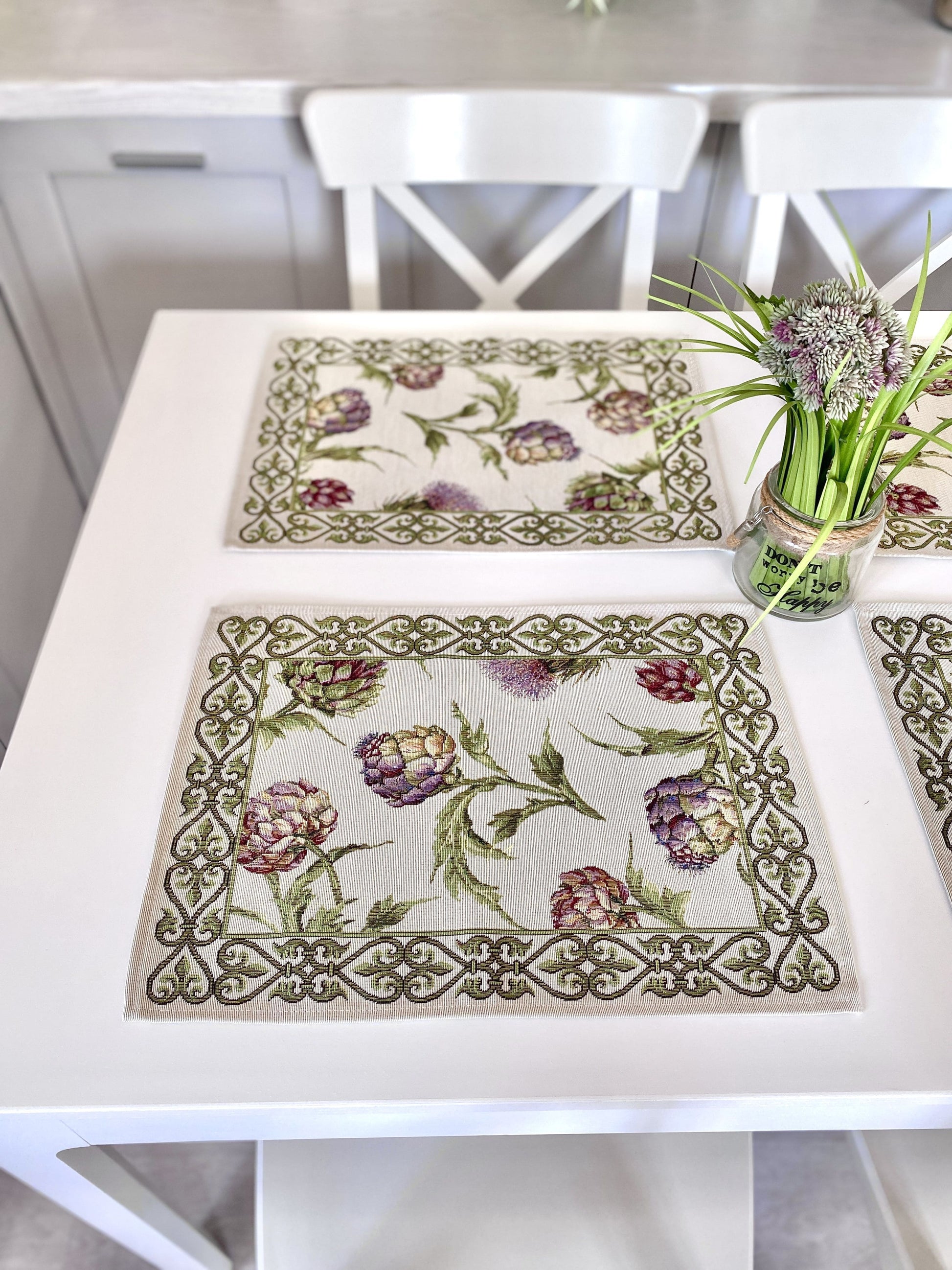 Placemat set «Artichoke» - Premium Gobelin - Textile4Family