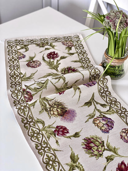 Table Runner «Artichoke» - Premium Gobelin - Textile4Family