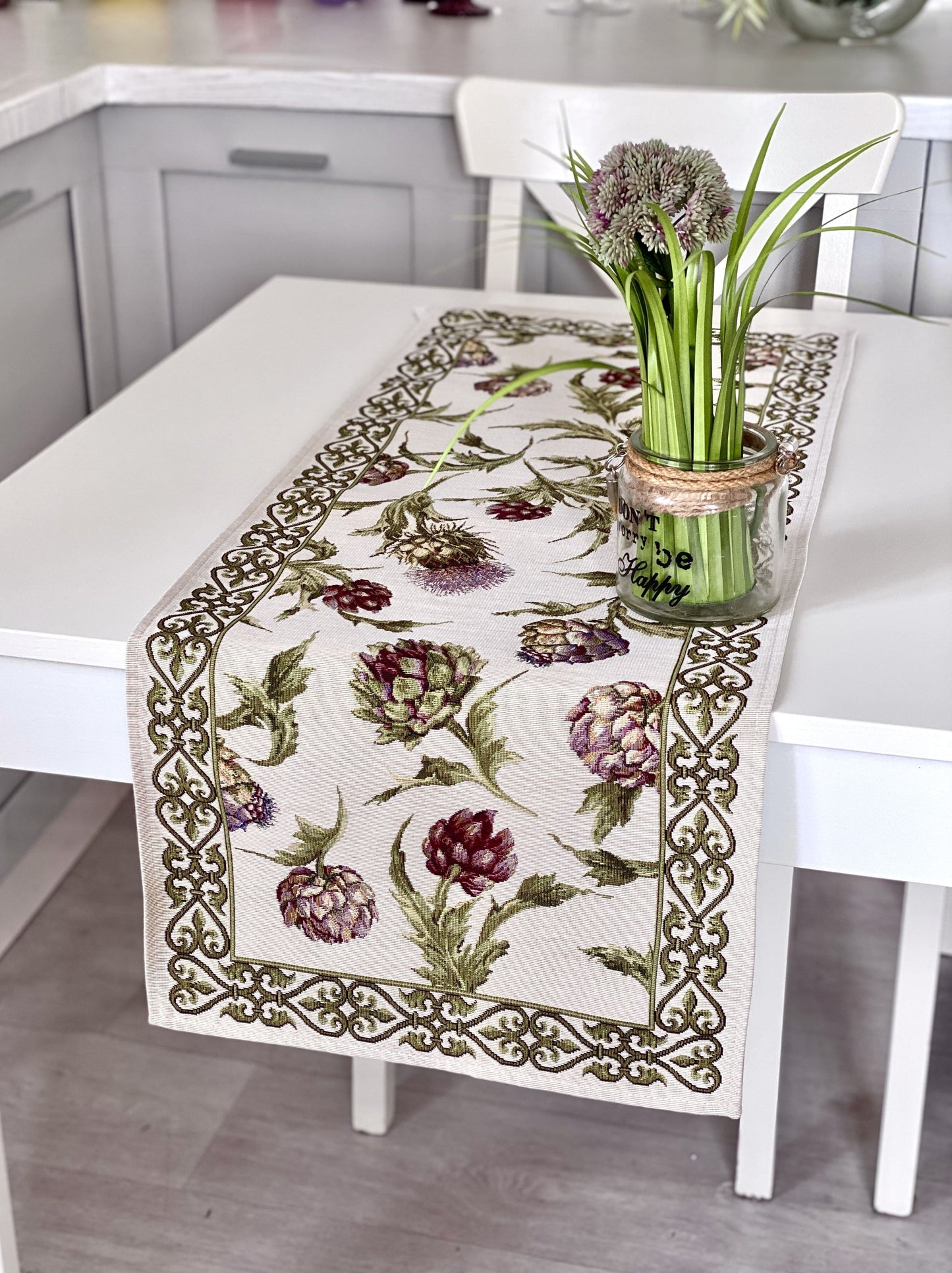 Table Runner «Artichoke» - Premium Gobelin - Textile4Family