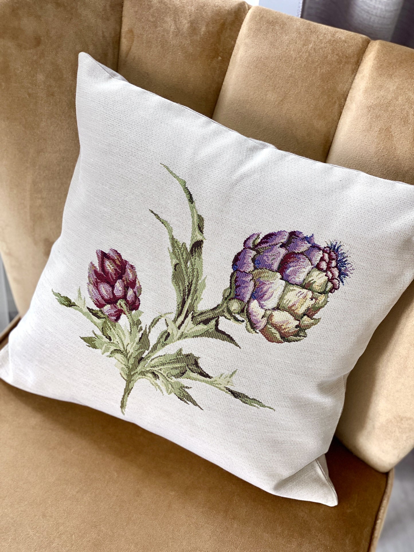 Cushion cover «Artichoke -1» - Premium Gobelin - Textile4Family