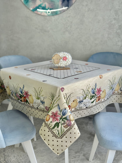 Easter tapestry tablecloth «Easter chick»