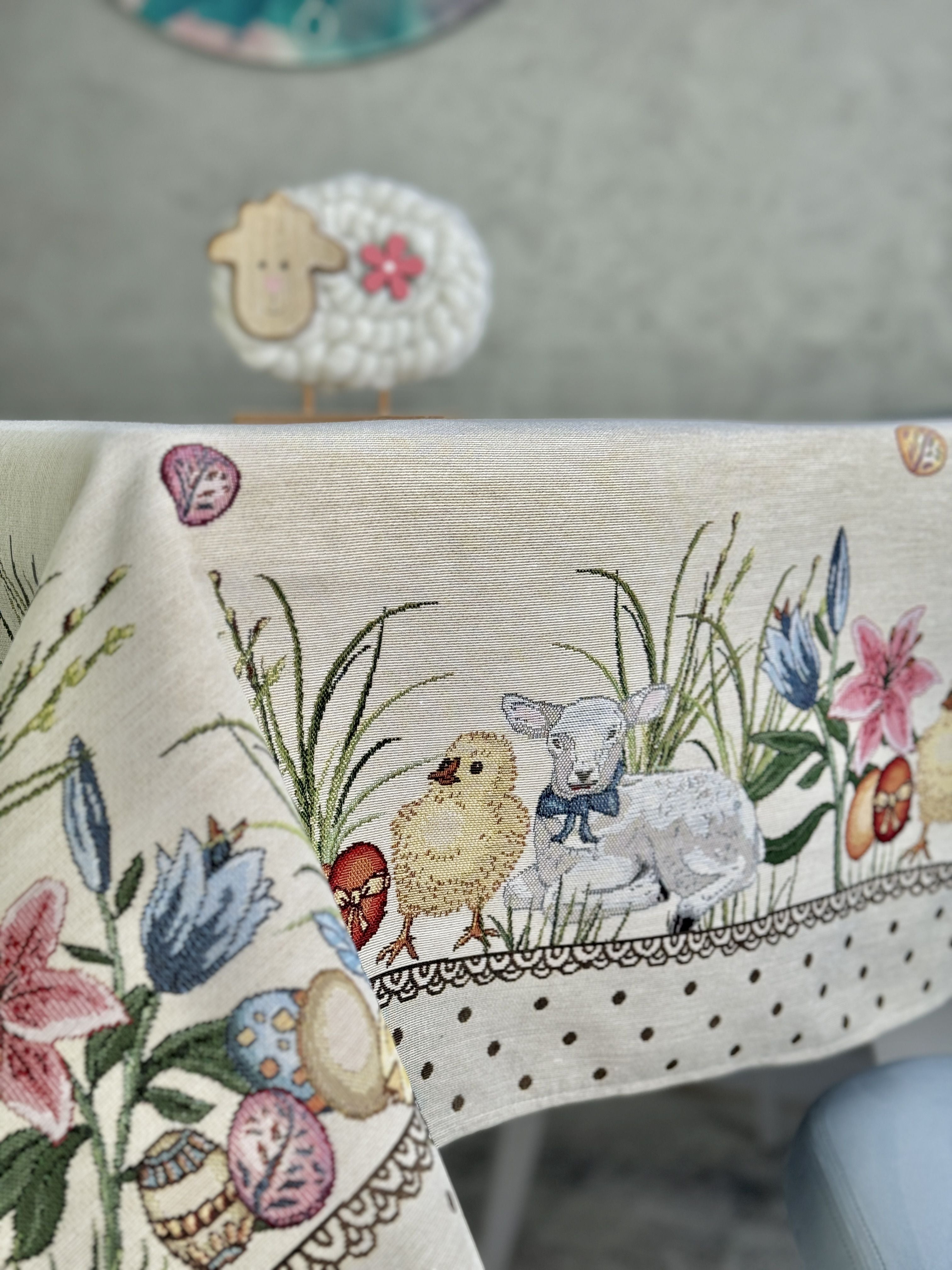 Easter tapestry tablecloth «Easter chick» Limaso Textile