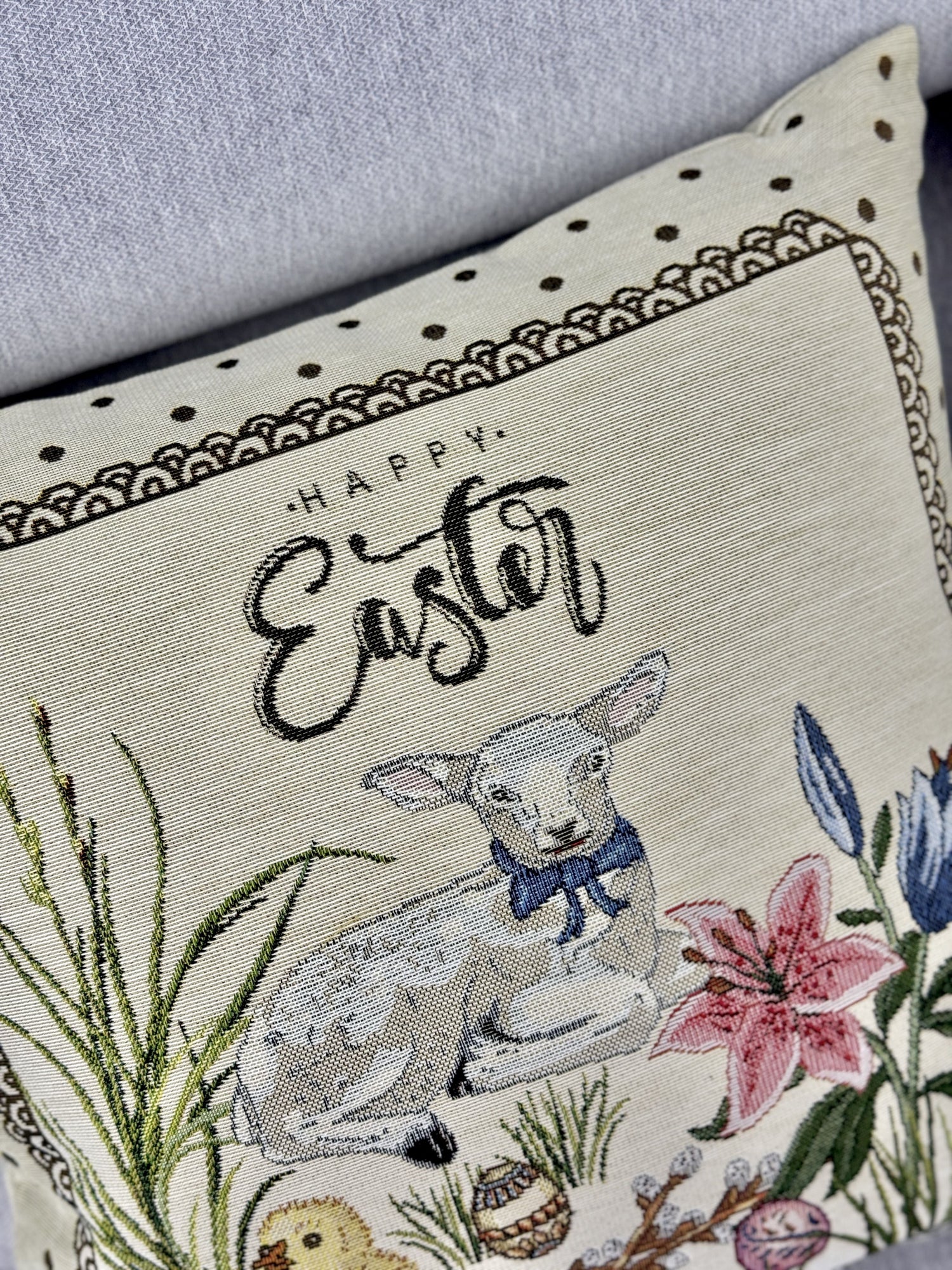 Easter tapestry cushion cover «Easter chick» Limaso Textile