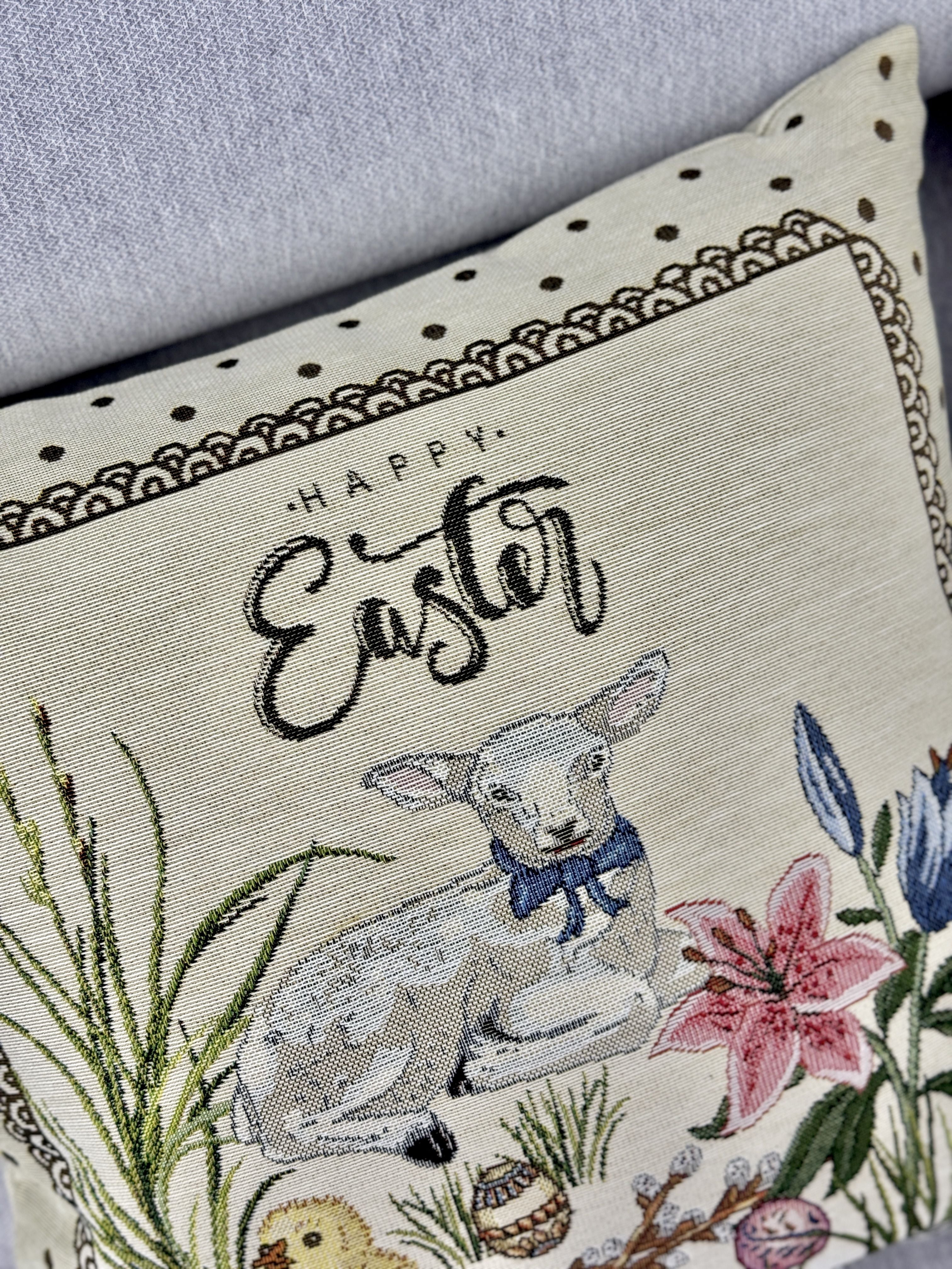 Easter tapestry cushion cover «Easter chick» Limaso Textile