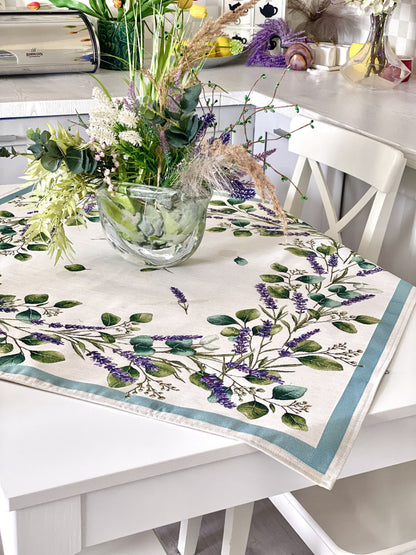 Square tablecloth «DENTATA» - Premium Gobelin - Textile4Family