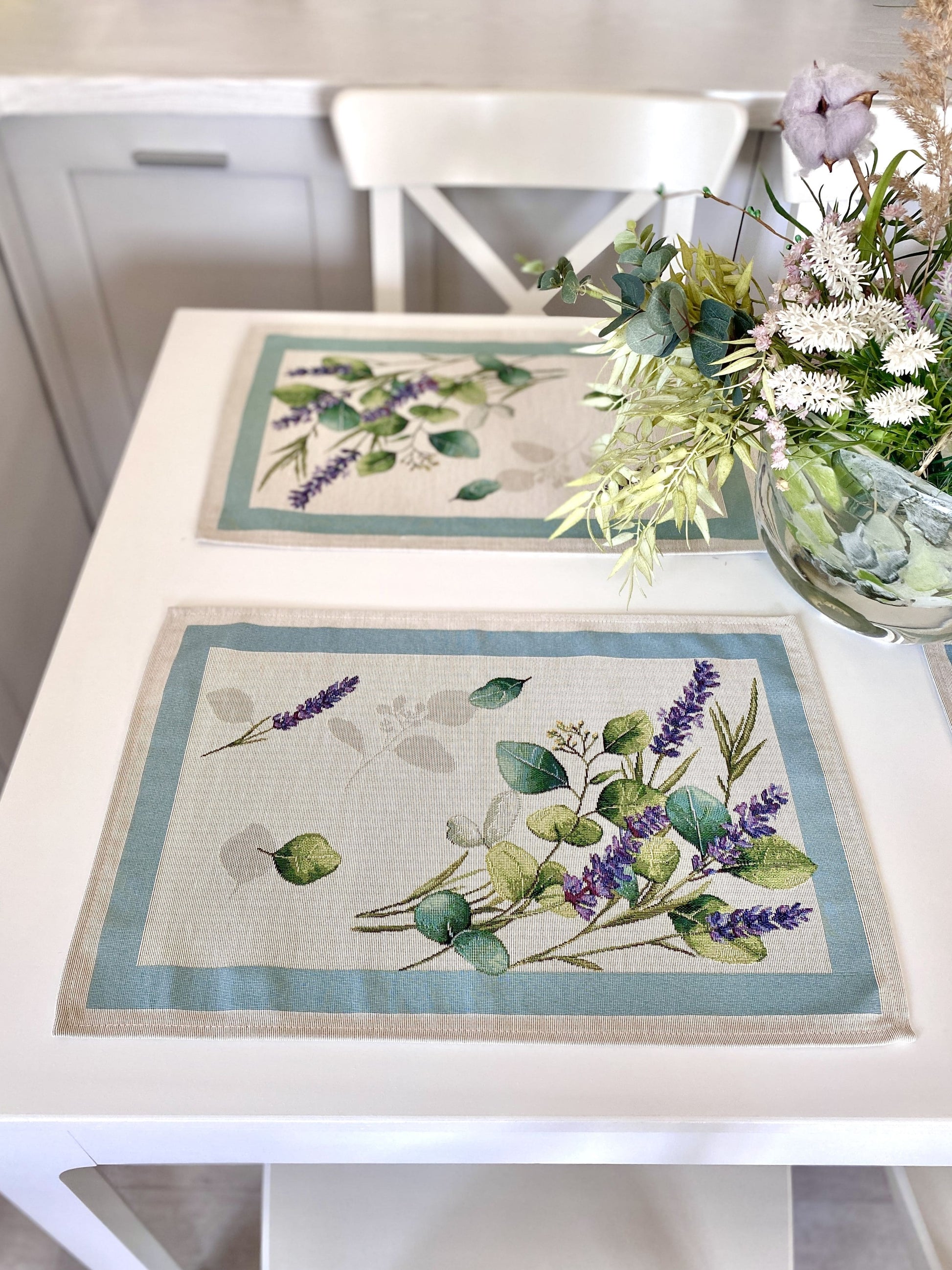 Placemat set «DENTATA» - Premium Gobelin - Textile4Family