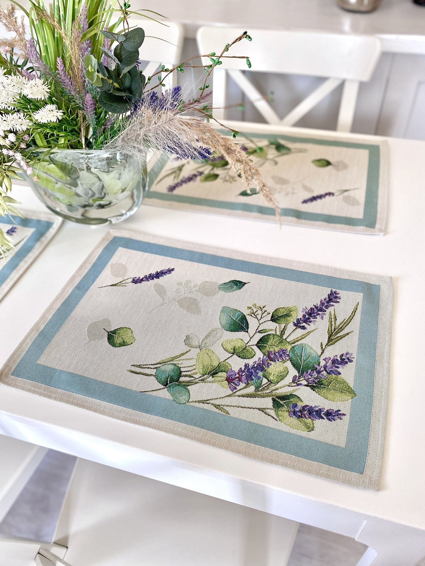 Placemat set «DENTATA» - Premium Gobelin - Textile4Family