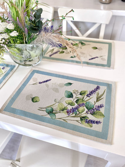 Placemat set «DENTATA» - Premium Gobelin - Textile4Family