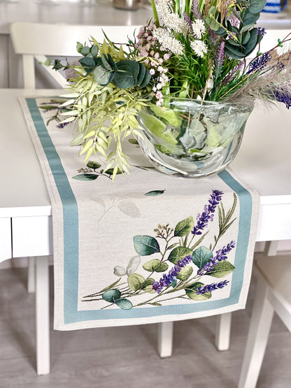 Table Runner «DENTATA» - Premium Gobelin - Textile4Family