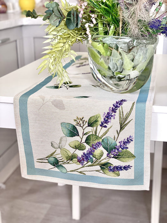 Table Runner «DENTATA» - Premium Gobelin - Textile4Family