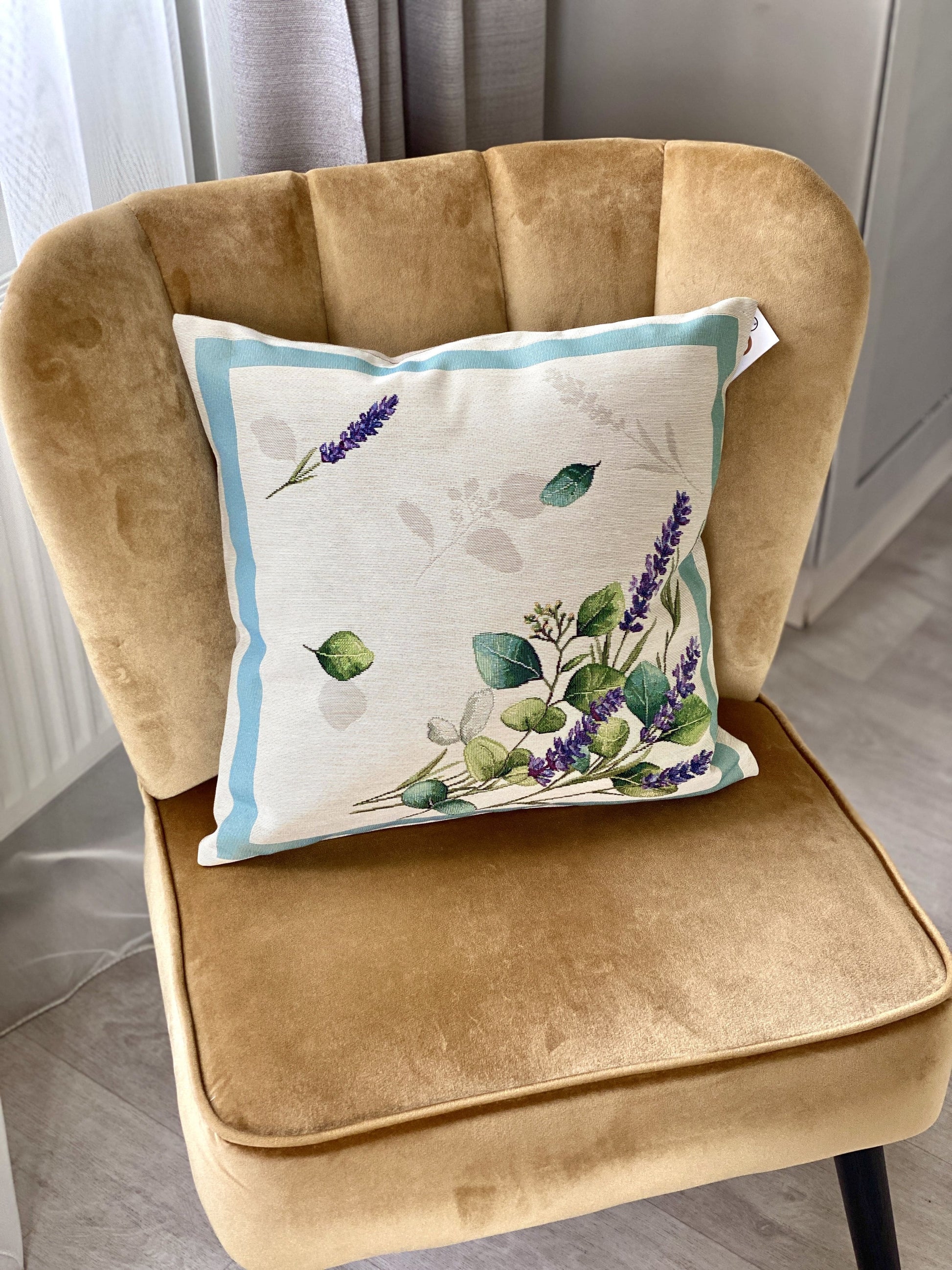 Cushion cover «DENTATA» - Premium Gobelin - Textile4Family