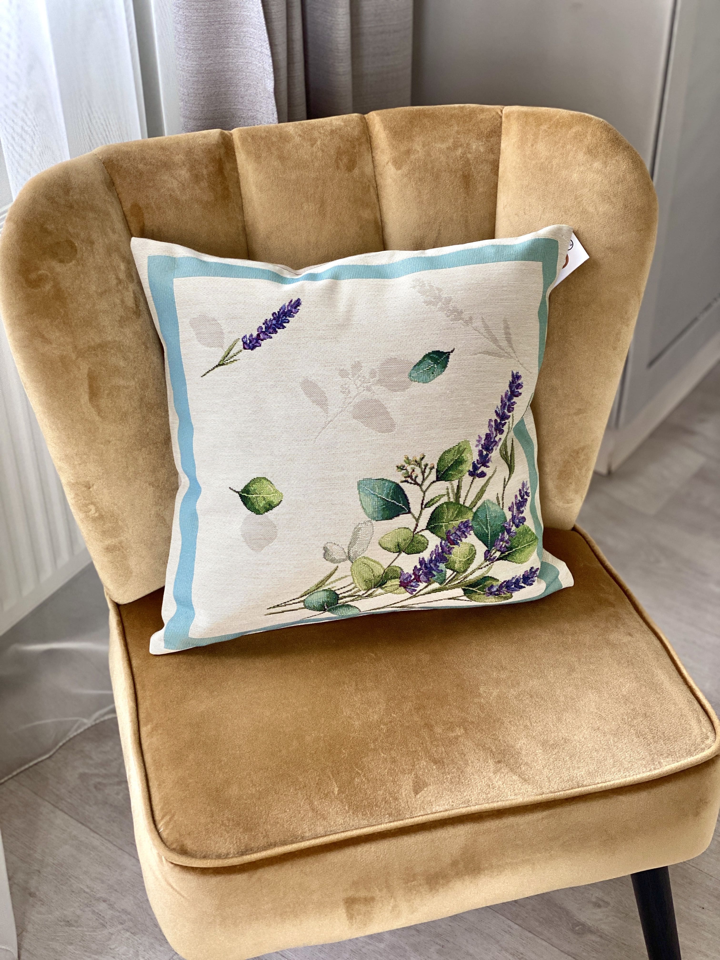 Cushion cover «DENTATA» - Premium Gobelin - Textile4Family