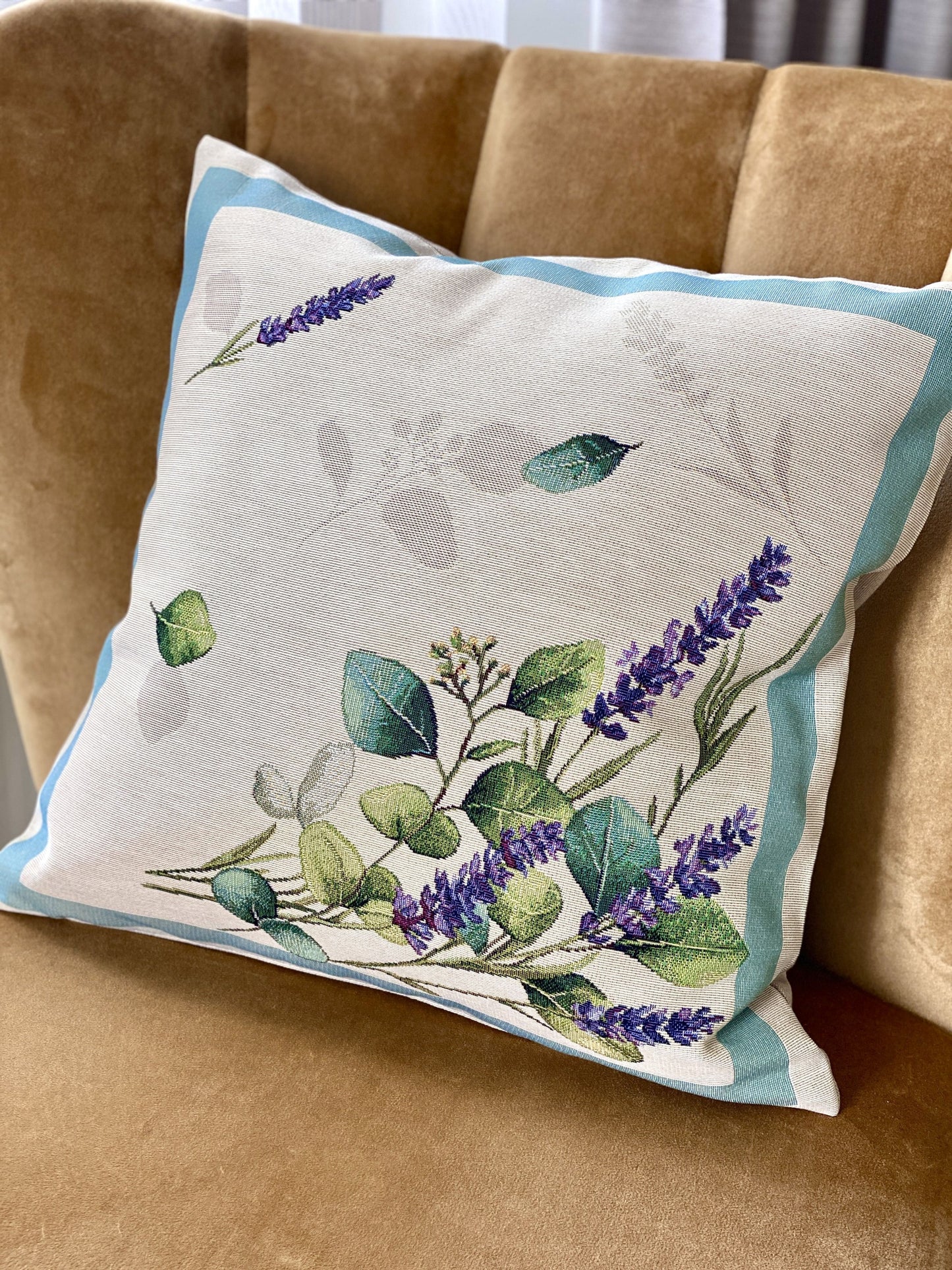 Cushion cover «DENTATA» - Premium Gobelin - Textile4Family