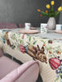 Easter tapestry tablecloth «Bunny in flowers»