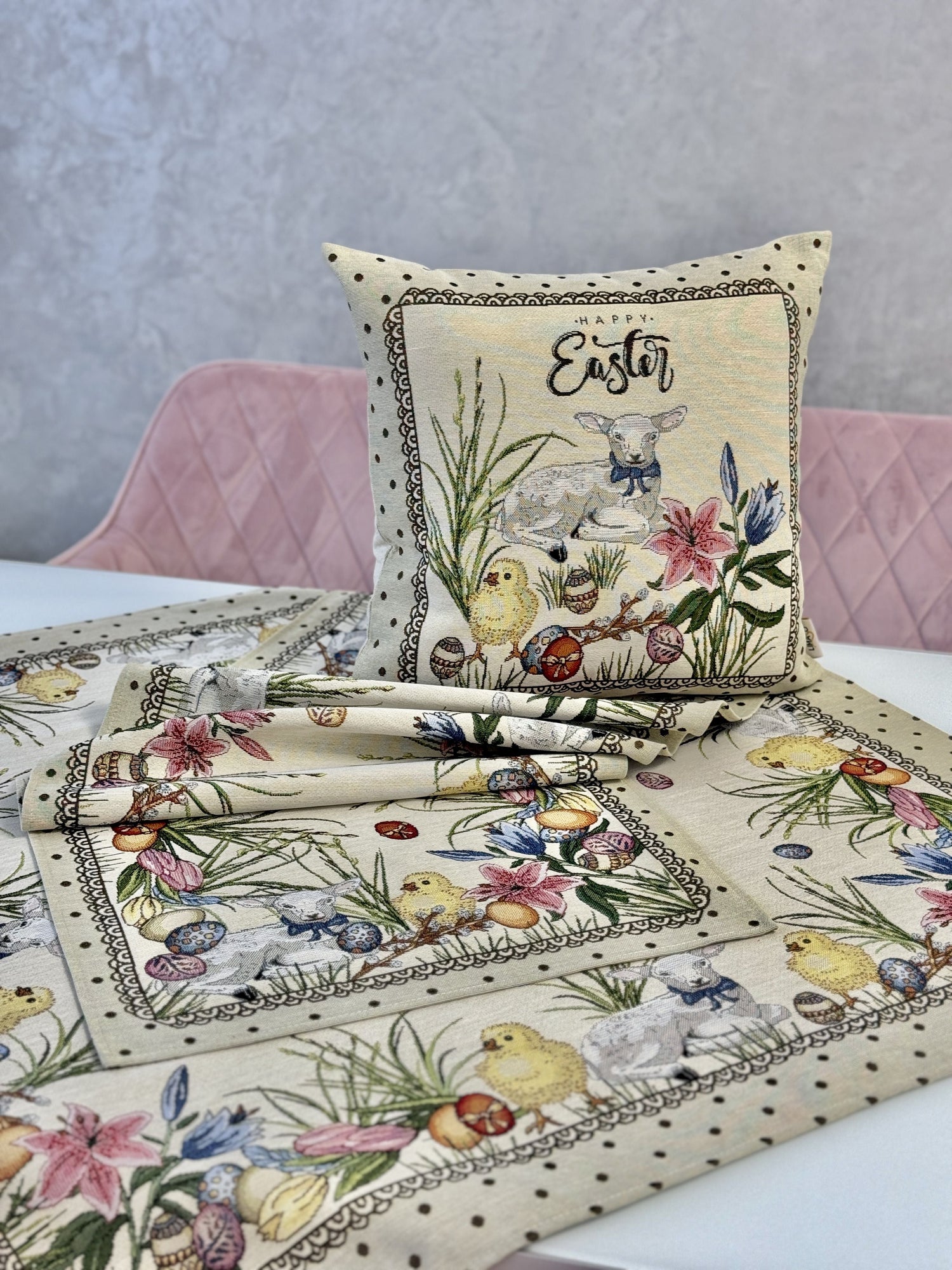 Easter tapestry tablecloth «Easter chick» Limaso Textile