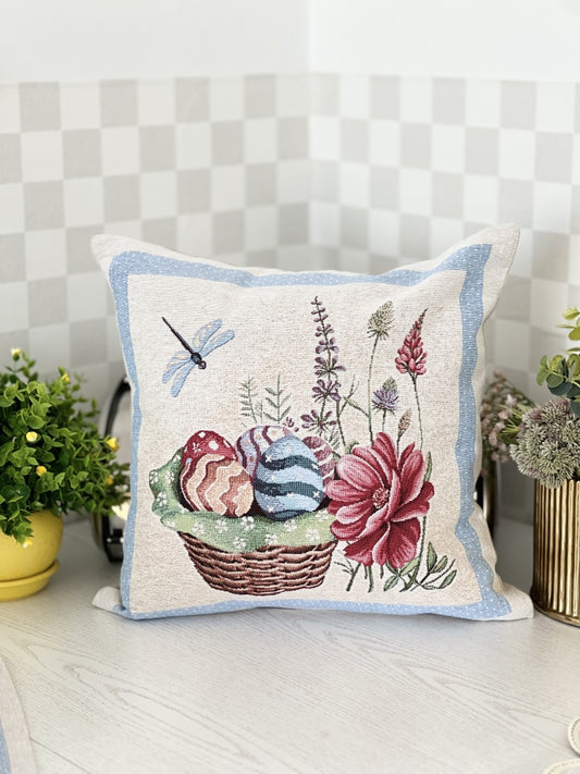 Easter tapestry cushion cover «Easter Bee»