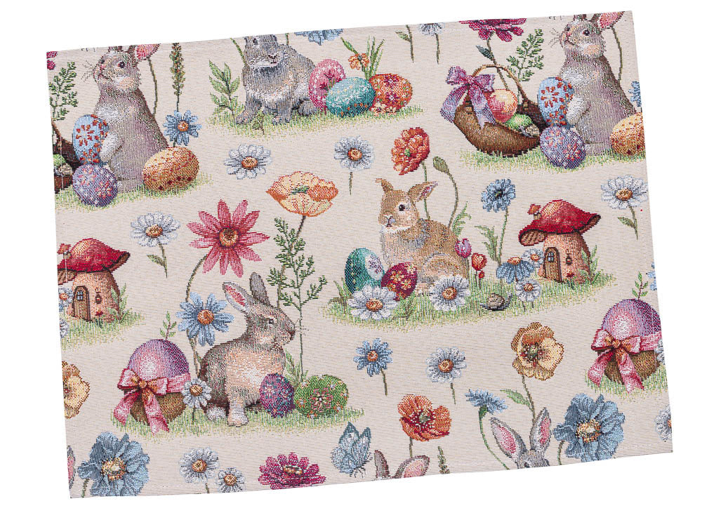 Easter tapestry Placemats set «Easter glade»