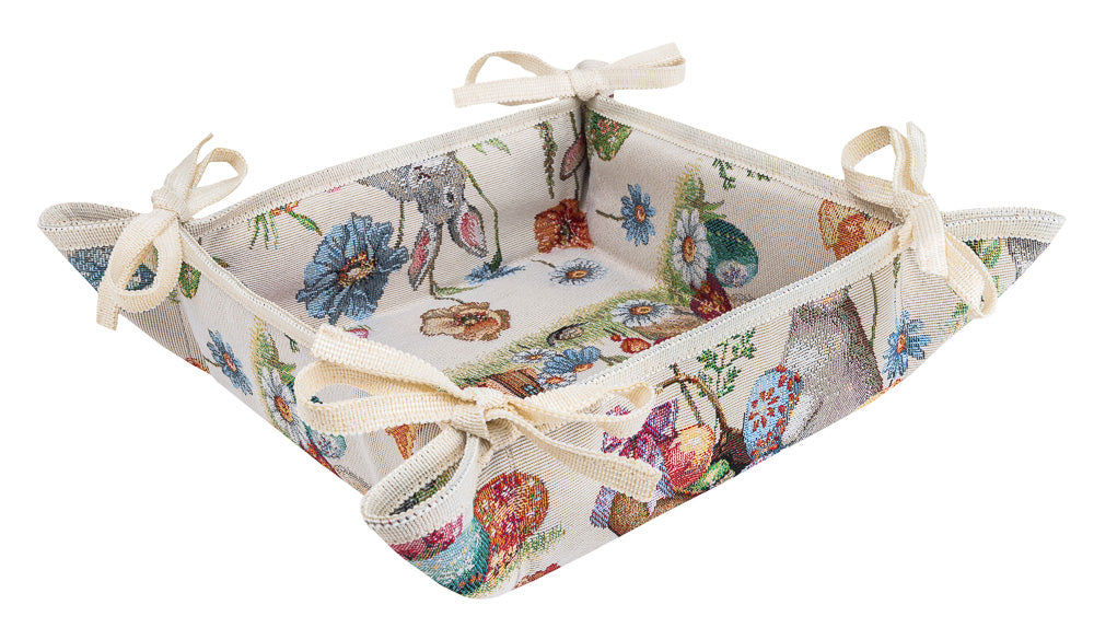 Easter tapestry Bread Basket «Easter glade» Limaso Textile