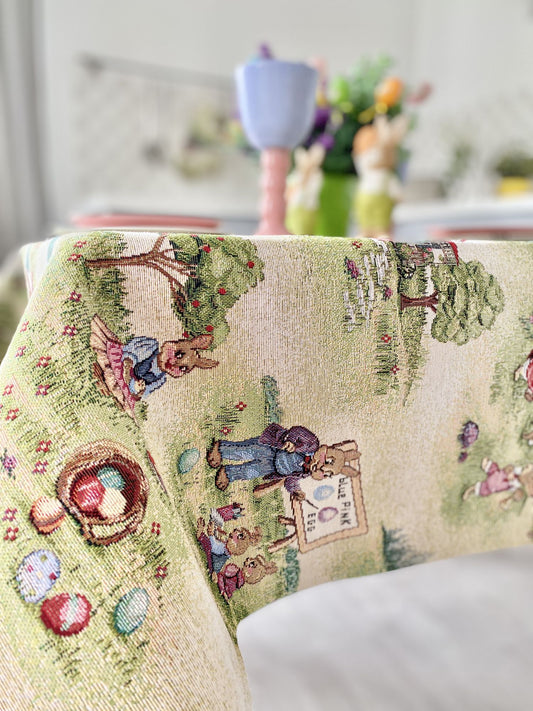 Easter tapestry tablecloth «Easter fun»