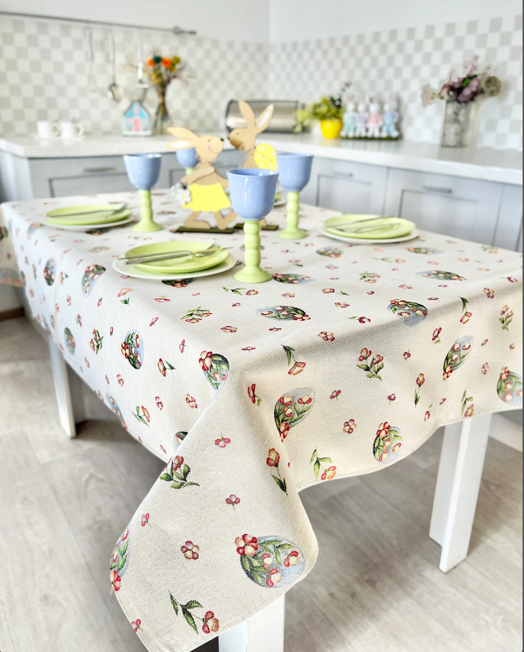 Easter tapestry tablecloth «Spring Easter» Limaso Textile