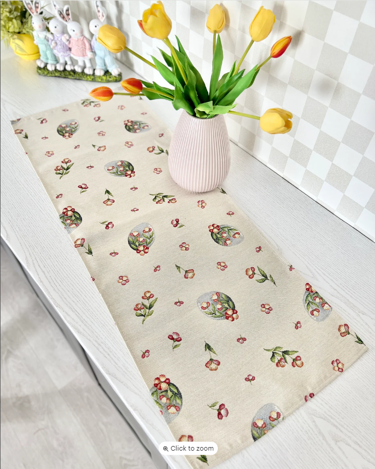 Easter tapestry table runner «Spring Easter»