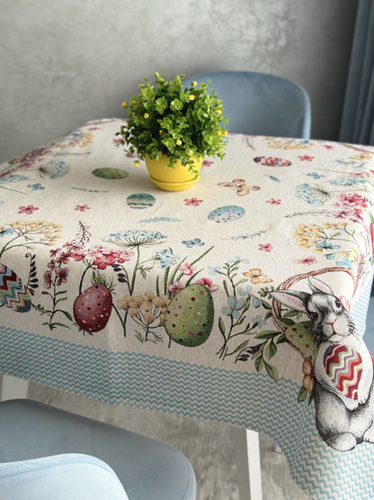 Easter tapestry tablecloth «Easter Fly»