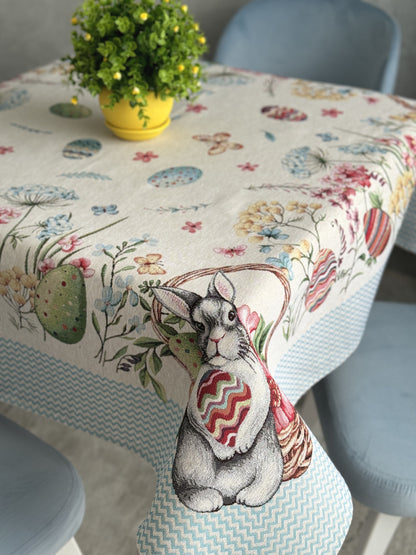 Easter tapestry tablecloth «Easter Fly»