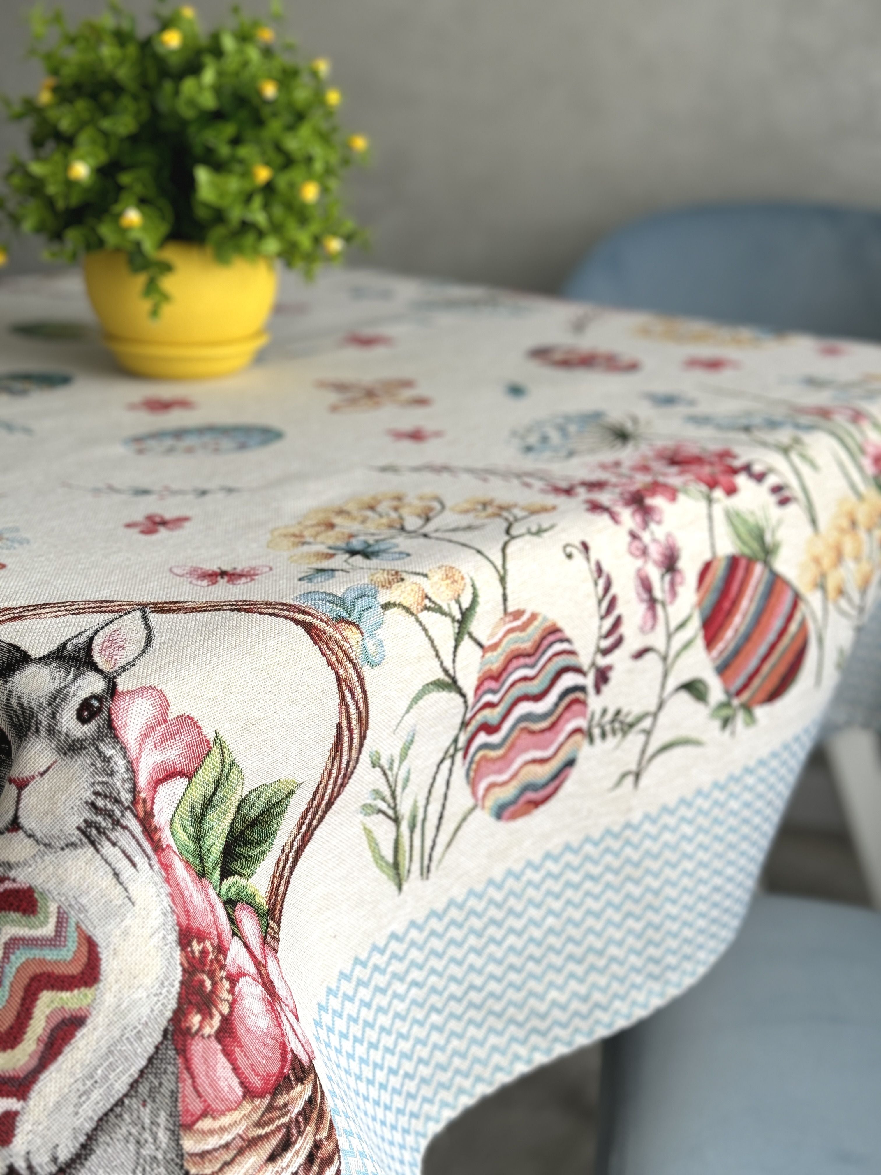Easter tapestry tablecloth «Easter Fly» Limaso Textile