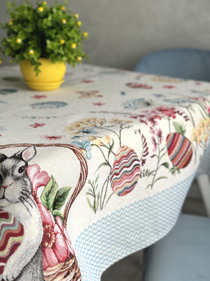 Easter tapestry tablecloth «Easter Fly»