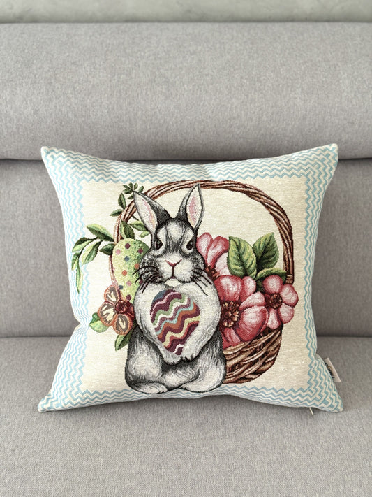 Easter tapestry cushion cover «Easter Fly»