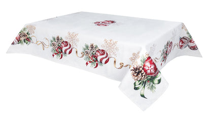 Christmas Tablecloth «Golden Noel Collection» with Microfibre & Golden lurex - Premium Gobelin